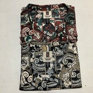 Lot Of 2 Tori Richard Shirt Womens 4XL Floral Hawaiian Tropical Blouse Top